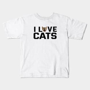 I LOVE CATS V.3 Kids T-Shirt
